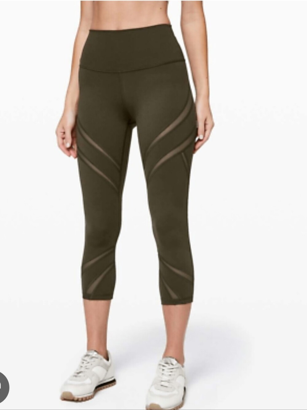 Lululemon Bootcam Ready Tight sage green Crop size 4 legging